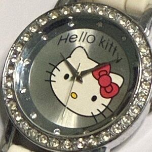 Hello Kitty Silver and White Watch